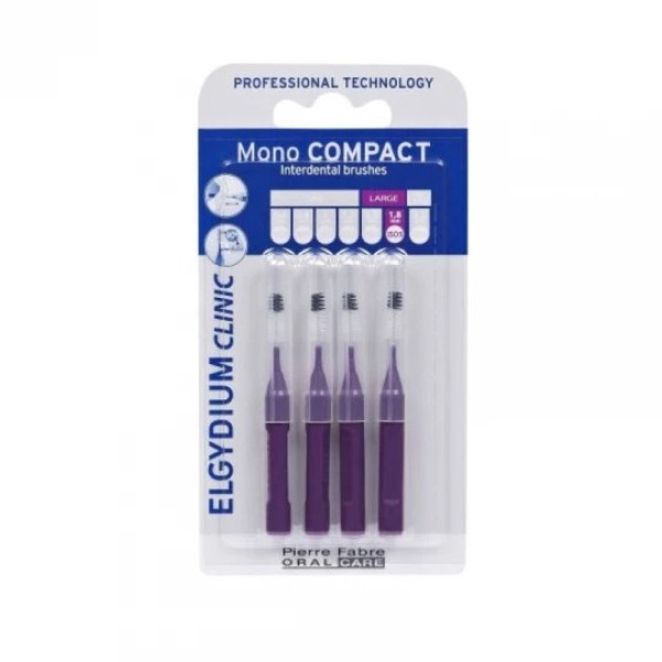 Elgydium Clinic Escovilhões Mono Compact Roxo x4